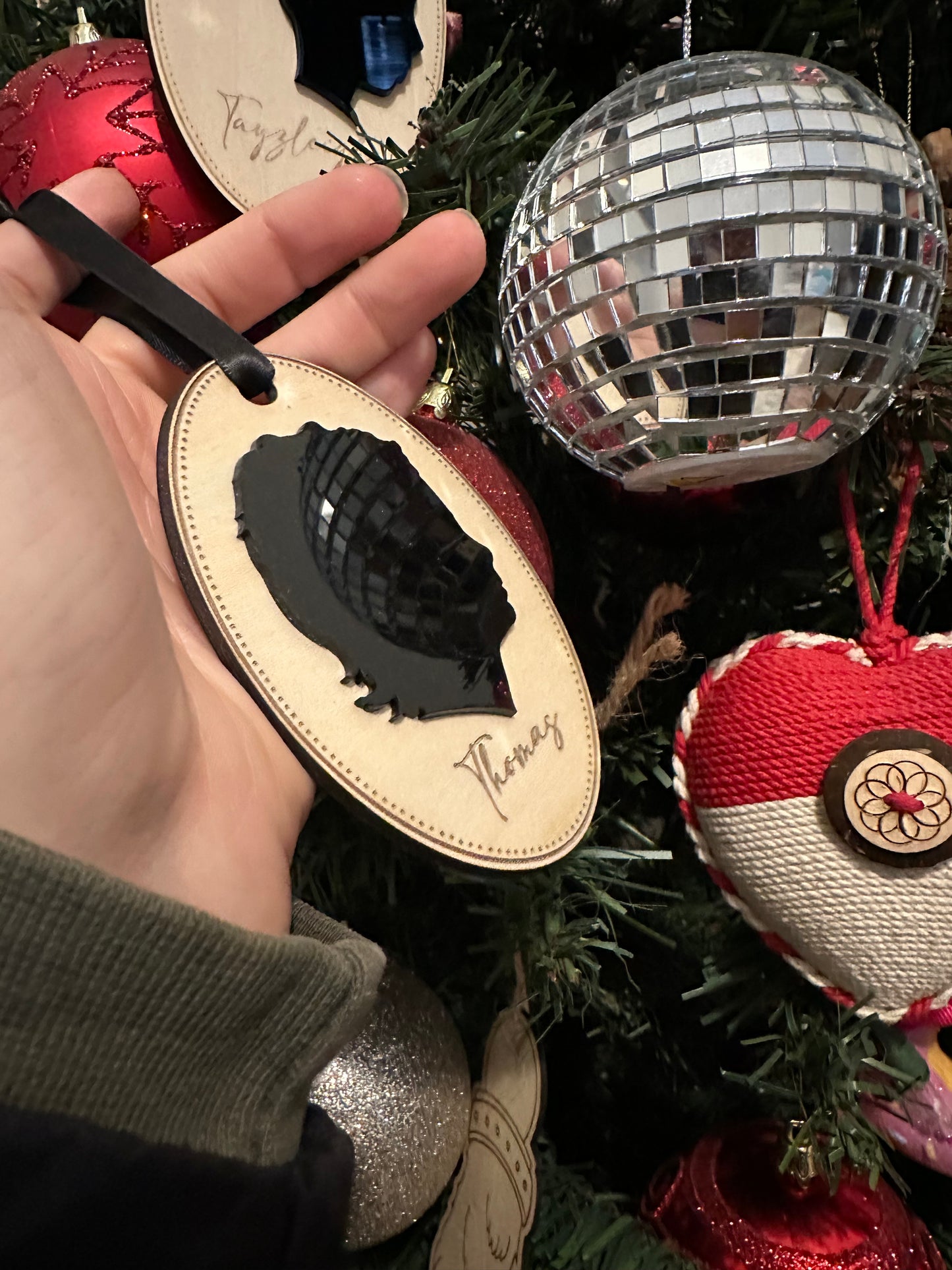 silhouette ornaments