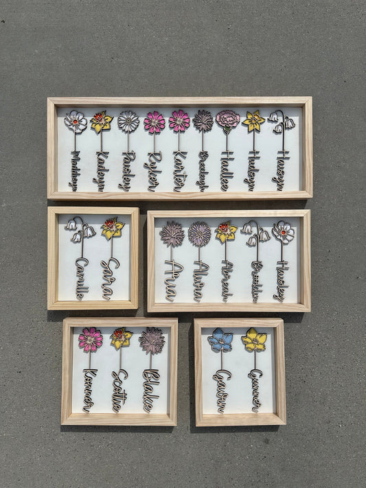 birth flower name signs